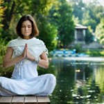 Yoga Mutter und Kind